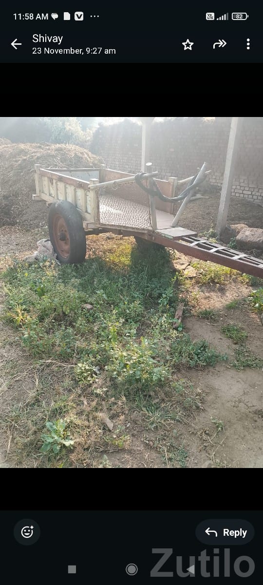 Heavy Duty Iron Farm Cart Trailer Heavy Duty Iron Farm Cart Trailer