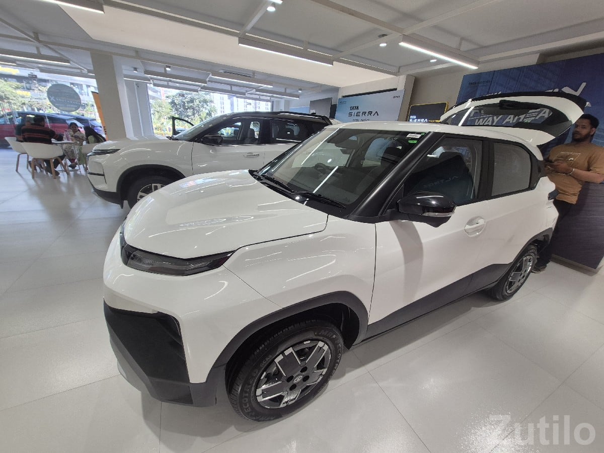 Compact White Hatchback Car for Sale