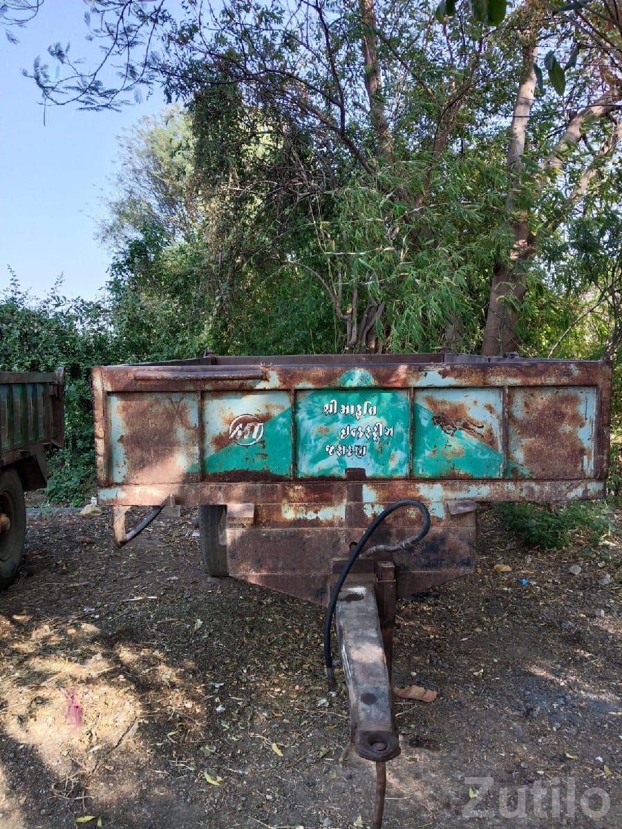 Used 2-Wheel Tractor Trolley Trailer - Construction Vehicles - Upleta - Image 2