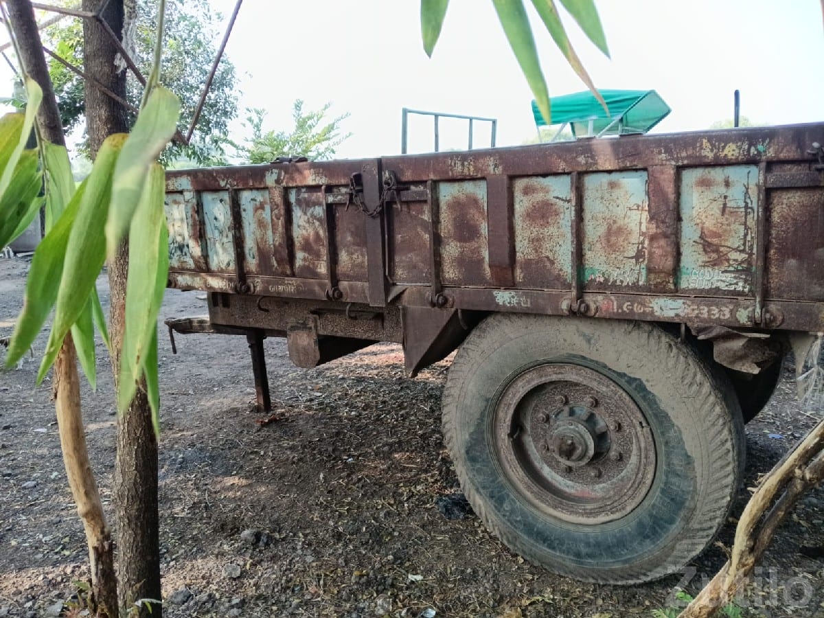 Used 2-Wheel Tractor Trolley Trailer - Construction Vehicles - Upleta - Image 5
