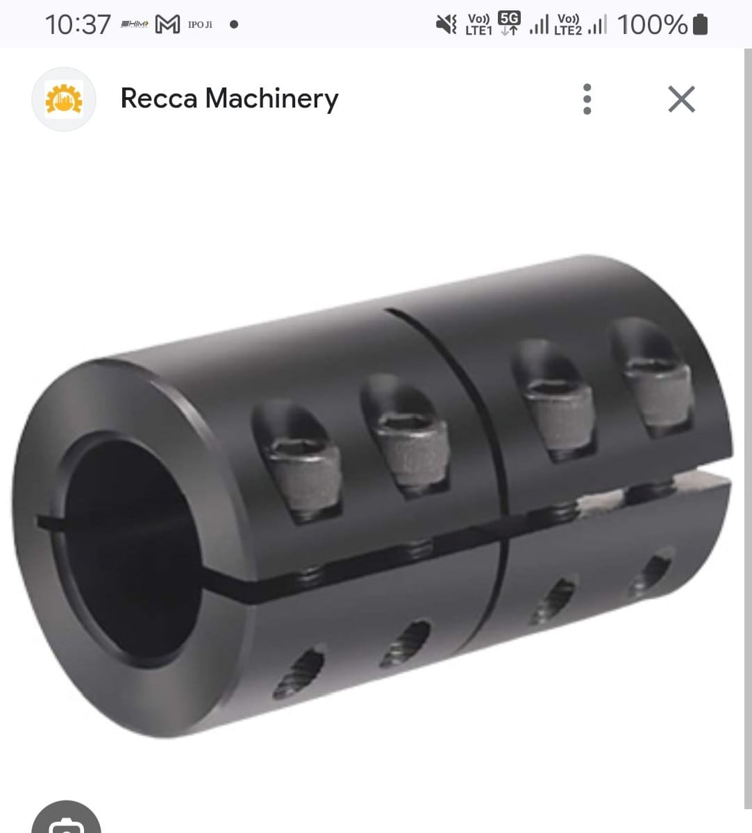 Recca Machinery Shaft Coupling Clamp