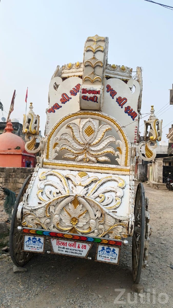 Decorated Wedding Buggy Carriage Rental - ભાડે વાહનો - ઊના - Image 2