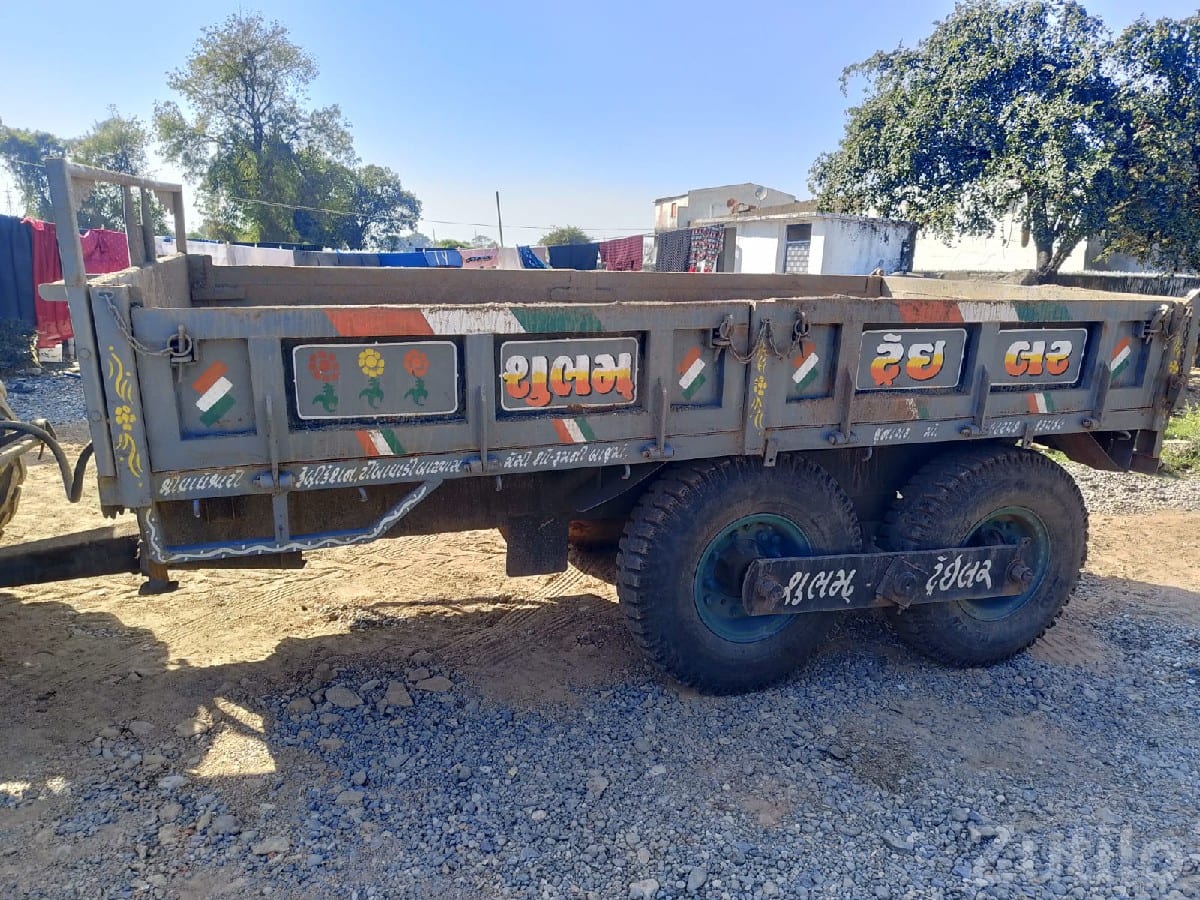 Shubham 4 Wheel Heavy Trailer for Sale - બાંધકામના વાહનો - માંગ્રોળ - Image 4