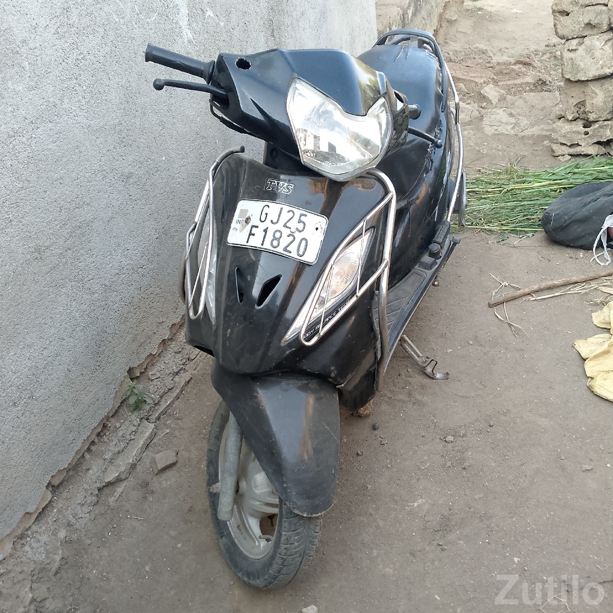 Used TVS Wego Black Scooter for Sale