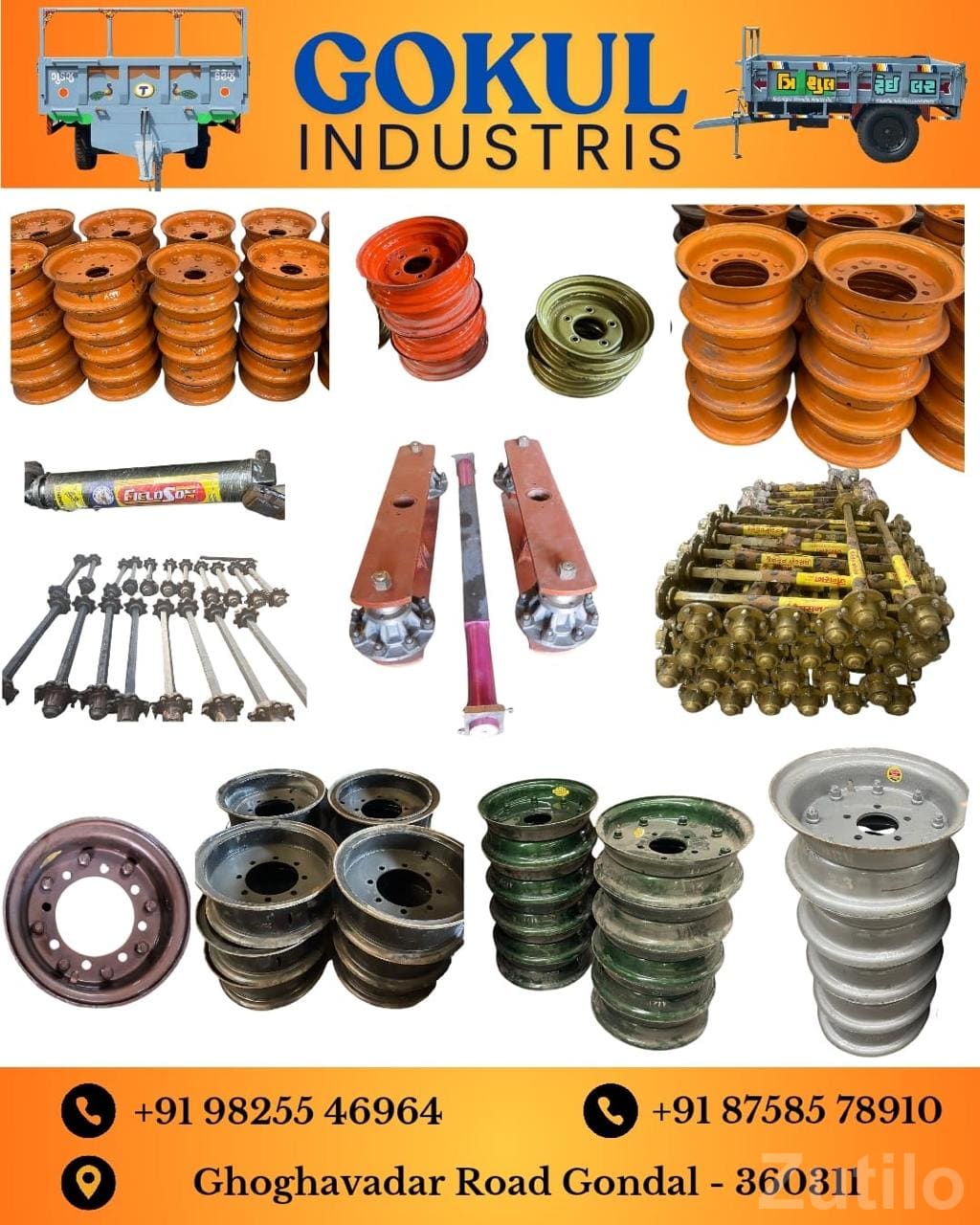 Heavy Duty Hydraulic Jacks & Wheel Axles - Industrial Spare Parts - Gondal - Image 5