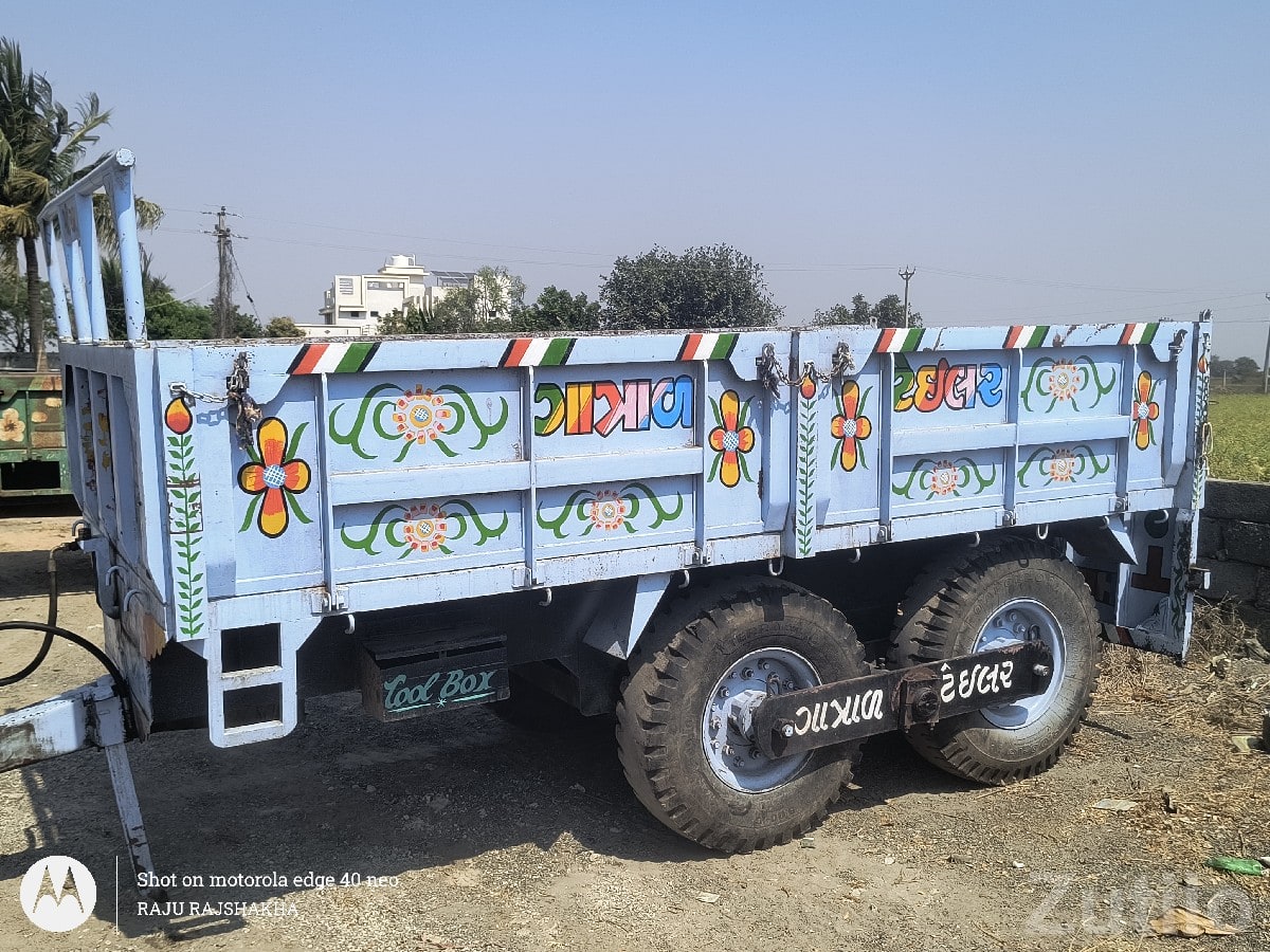 Heavy Duty 4 Wheel Tow Trolley for Tractor - Construction Vehicles - Kutiyana - Image 2