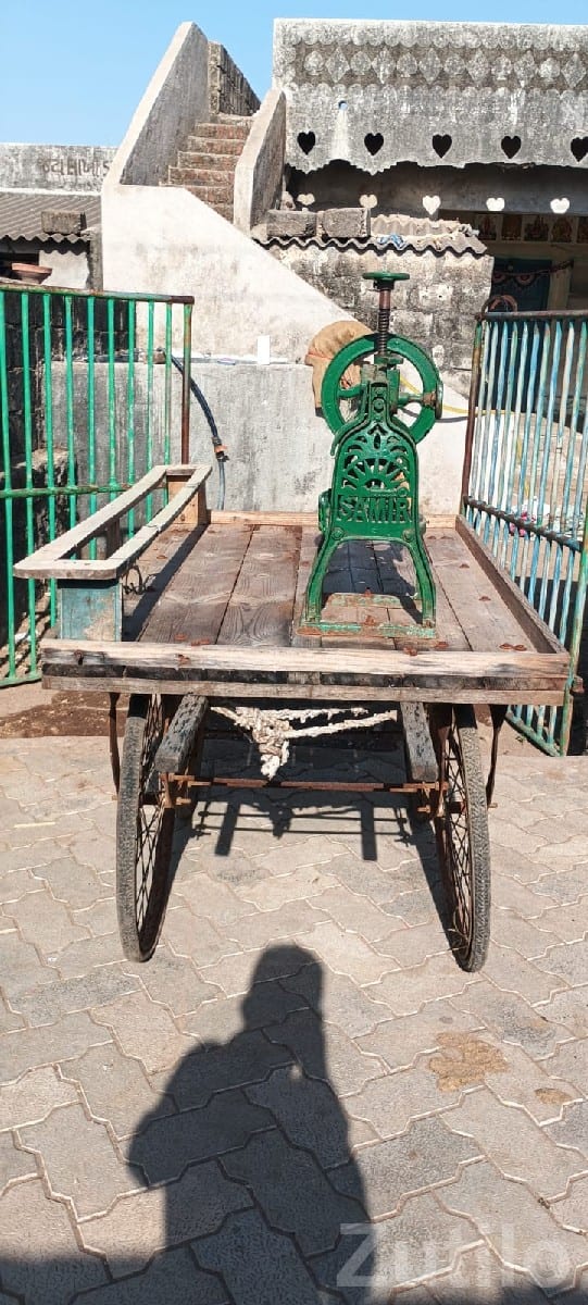 Hand Cart with Samir Gola Machine