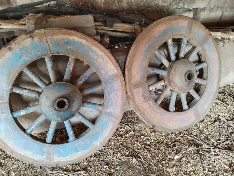 Iron Bullock Cart Wheels Pair - ઓટો પાર્ટ્સ - સુત્રાપાડા - Image 2