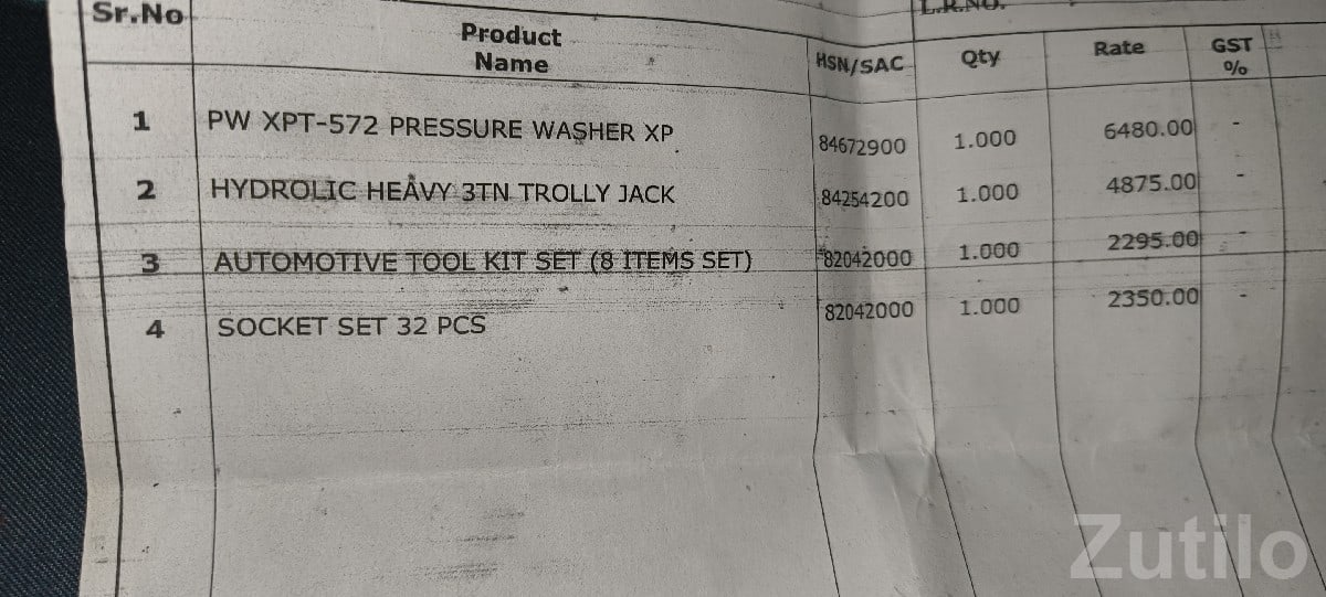 Crystal CR1000 Pressure Washer Kit - ટૂલ્સ અને હાર્ડવેર - વિસાવદર - Image 3