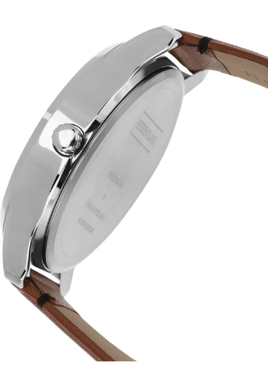 Classic Analog Wrist Watch with Brown Strap Classic Analog Wrist Watch with Brown Strap