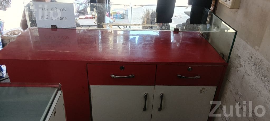 Mobile Shop Counter Table with Glass Top - ઓફિસ ફર્નિચર - દાહોદ - Image 5