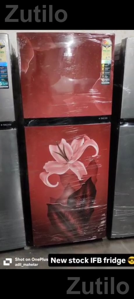 IFB Double Door Refrigerator Floral Design IFB Double Door Refrigerator Floral Design