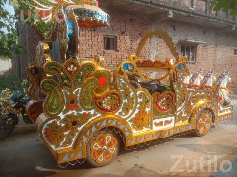 Decorative Mahadev Wedding Buggy Chariot - Event Items - Kalol - Image 2