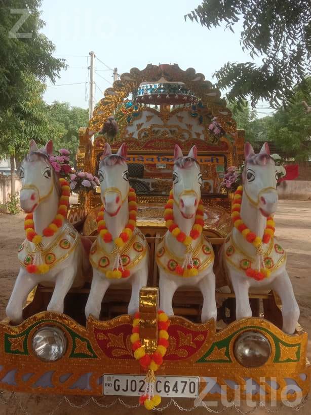 Decorative Mahadev Wedding Buggy Chariot - Event Items - Kalol - Image 5