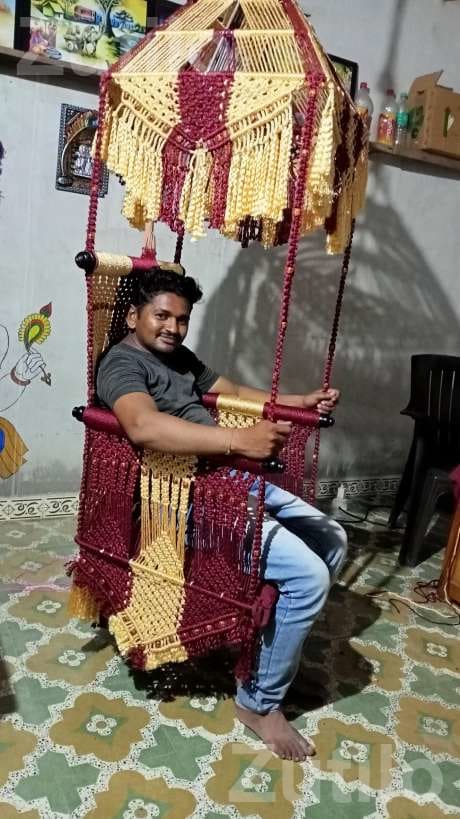 Handmade Royal Decorative Jhula Swing - Event Items - Kalol - Image 3