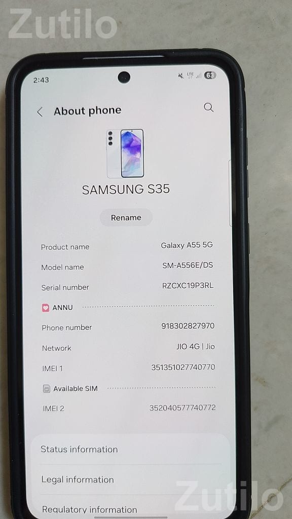 Samsung Galaxy A55 12GB 128GB with Box - Mobile Phones - Ahmedabad City - Image 3