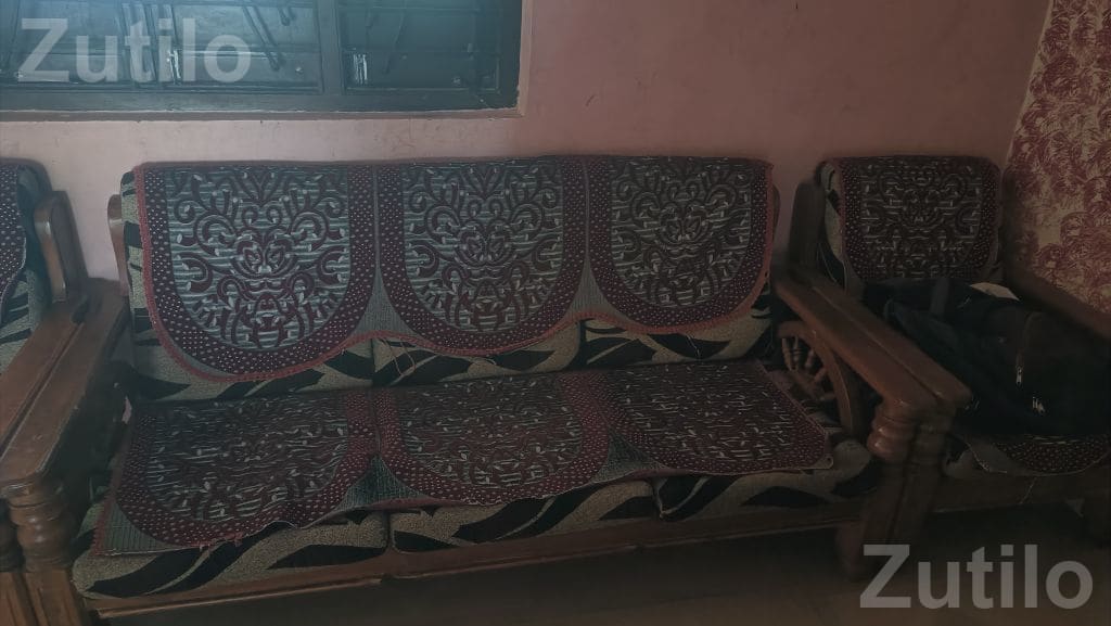 5 Seater Wooden Sofa Set - Sofa Sets - Olpad - Image 2