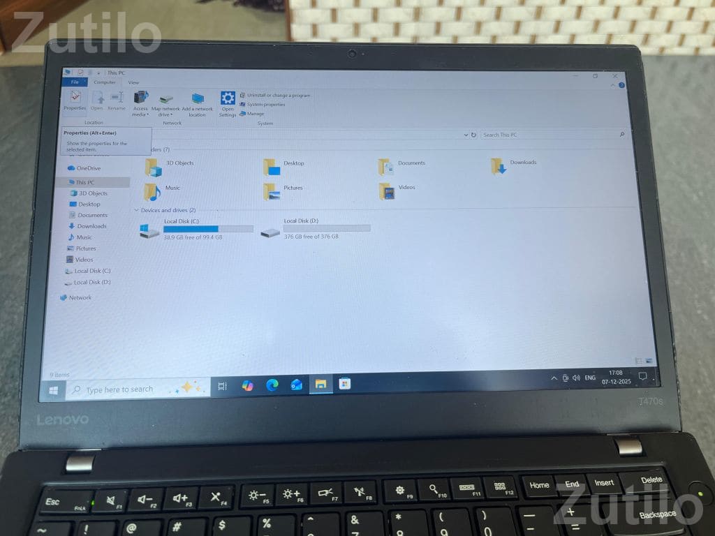 Lenovo ThinkPad T470s Laptop with Adapter Bag - Laptops & Computers - Ahmedabad City - Image 2