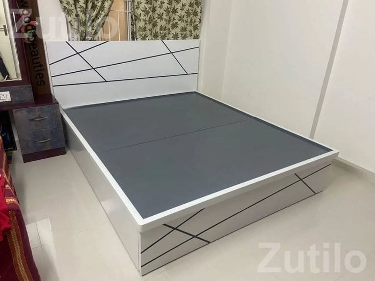 Custom Bedroom Furniture Bed with Storage - પાંખા અને ગાદી - અમદાવાદ શહેર - Image 2