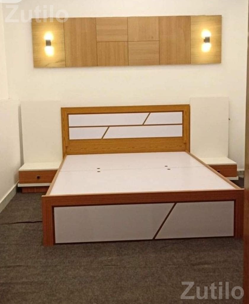 Custom Bedroom Furniture Bed with Storage - પાંખા અને ગાદી - અમદાવાદ શહેર - Image 3