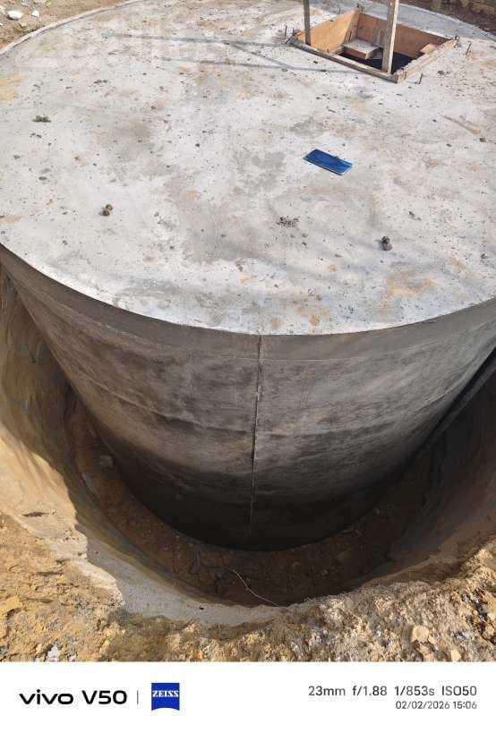 Underground and Outdoor Water Tank Construction