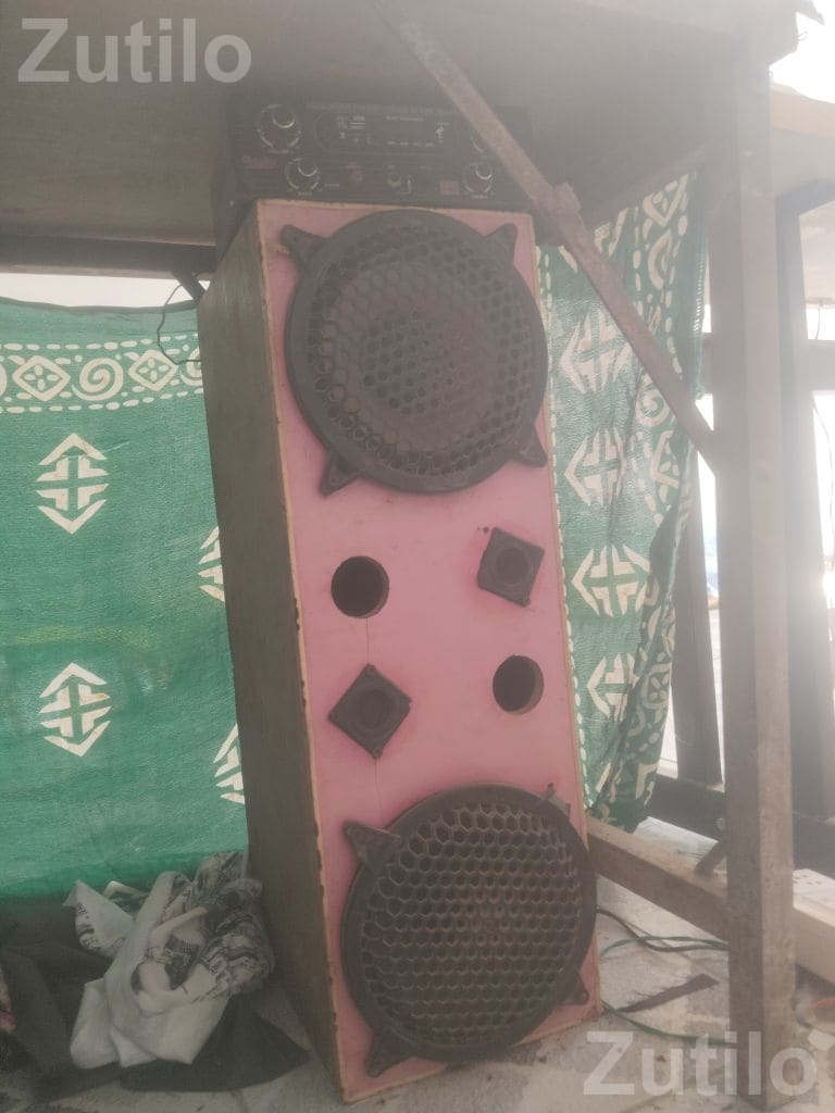 Portable Speaker Cabinet with Amplifier Panel - ઇલેક્ટ્રોનિક ઍક્સેસરીઝ - ભાભર - Image 3