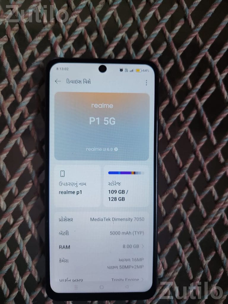 Realme P1 5G with Bill Box and 45W Charger - Mobile Phones - Patan City - Image 4