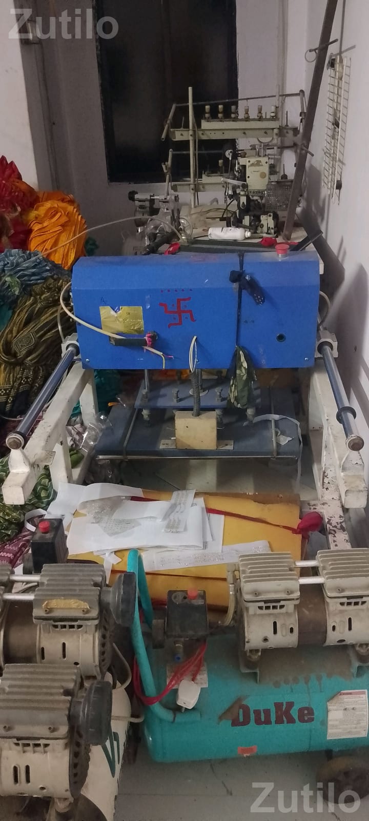 Hot Fix Machine with Compressor - ટેક્સટાઇલ મશીનરી - સુરત શહેર - Image 2