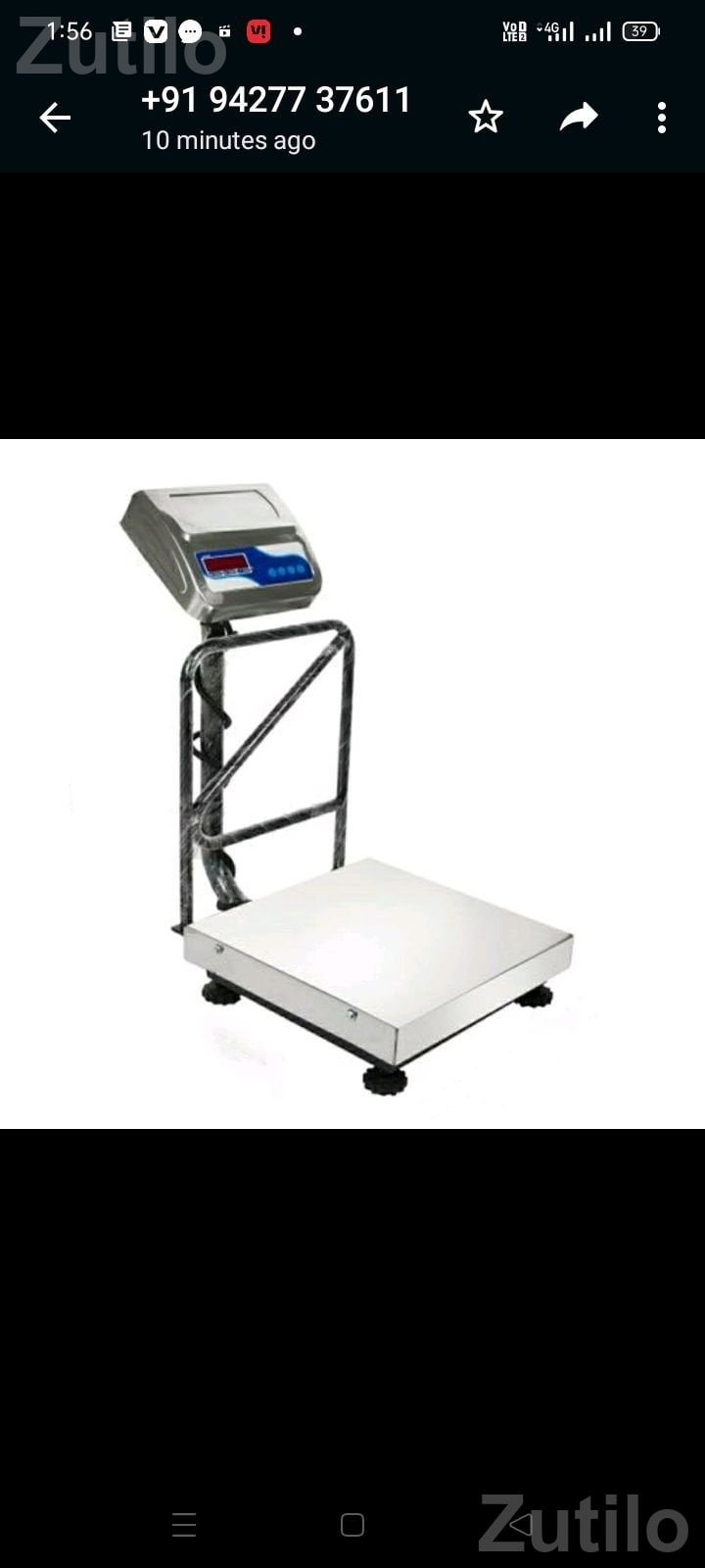 Electronic Platform Weighing Scale 12x12 Inch - Office Equipment & Supplies - Surat City - Image 2
