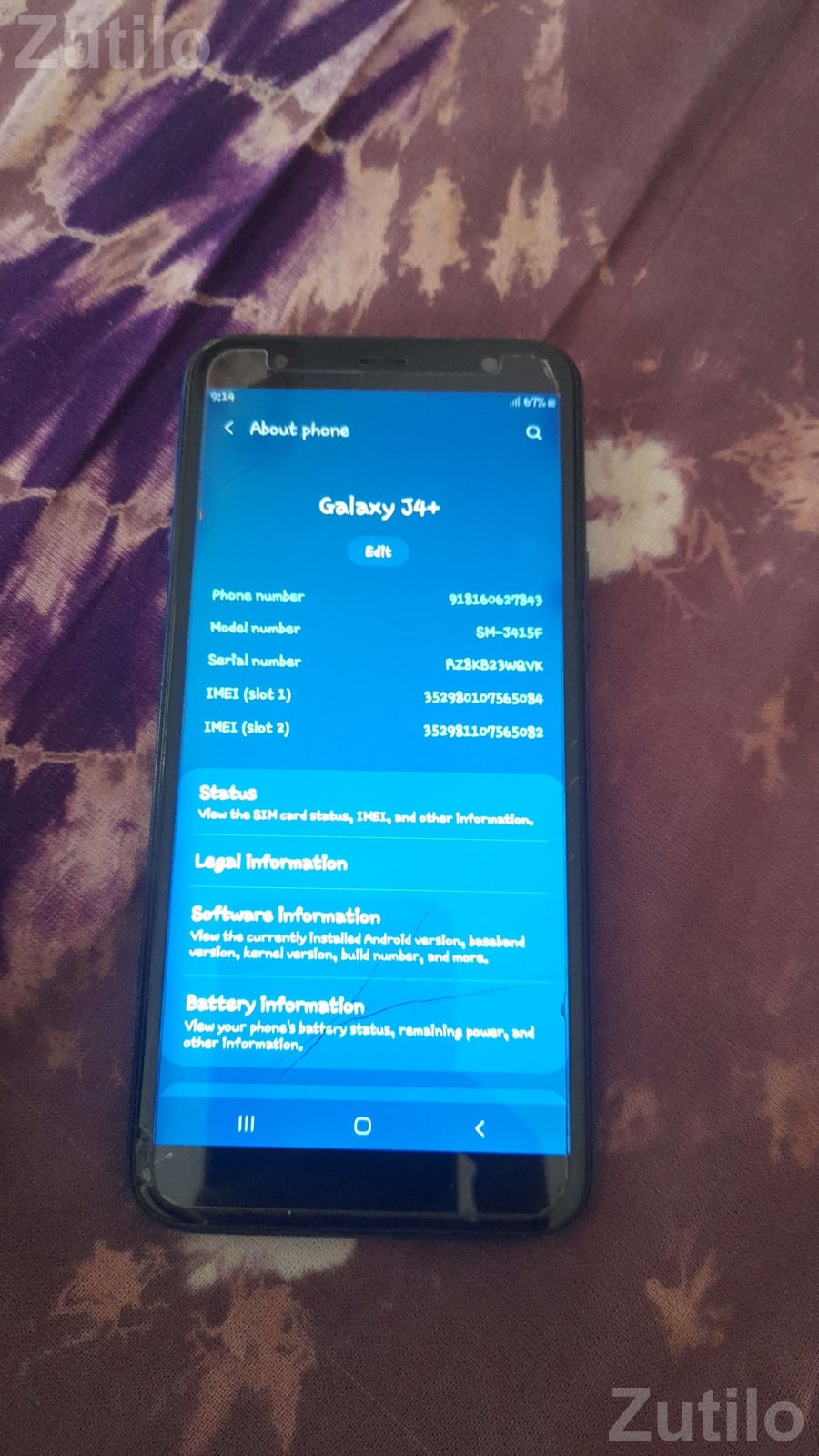 Samsung Galaxy J4 Smartphone with Charger - મોબાઇલ ફોન - વડોદરા શહેર - Image 3
