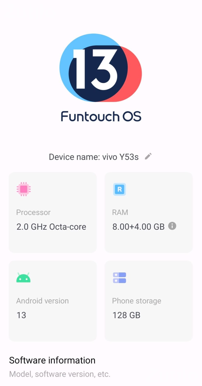 Vivo Y53s Smartphone Full Working - મોબાઇલ ફોન - સુરત શહેર - Image 3