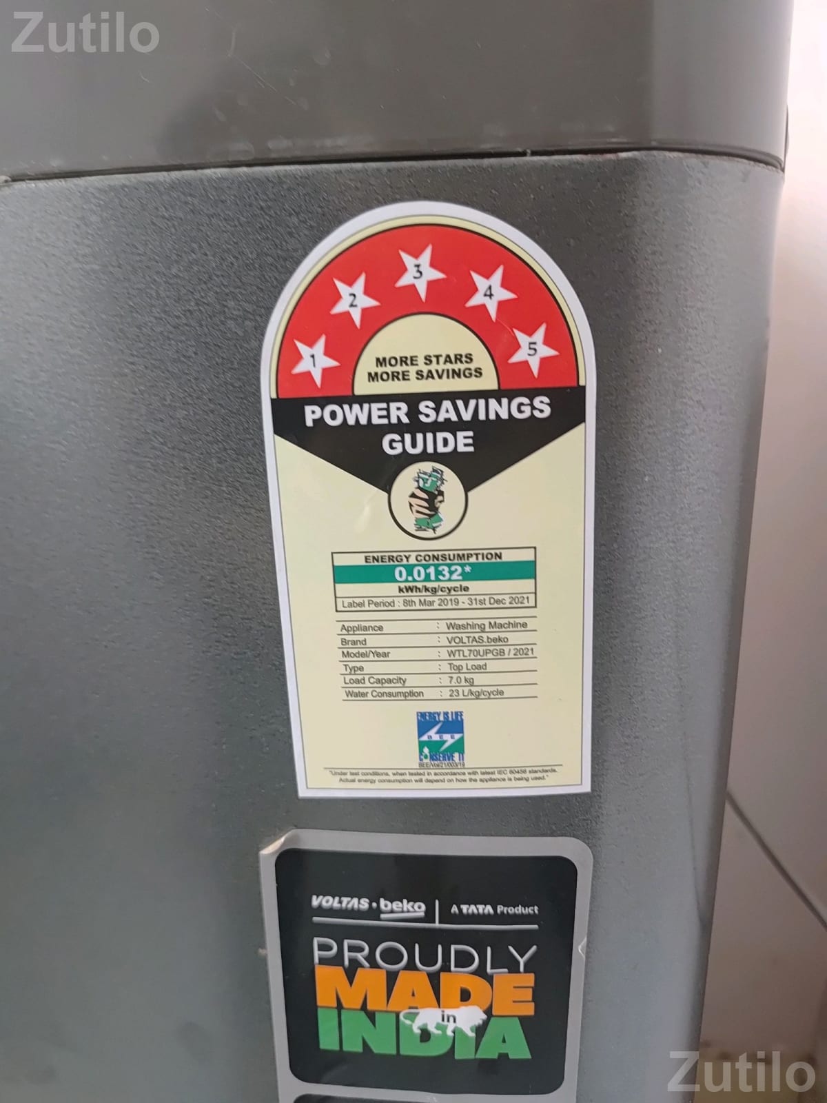 Voltas Beko 7kg Top Load Washing Machine - Washing Machines - Ahmedabad City - Image 3