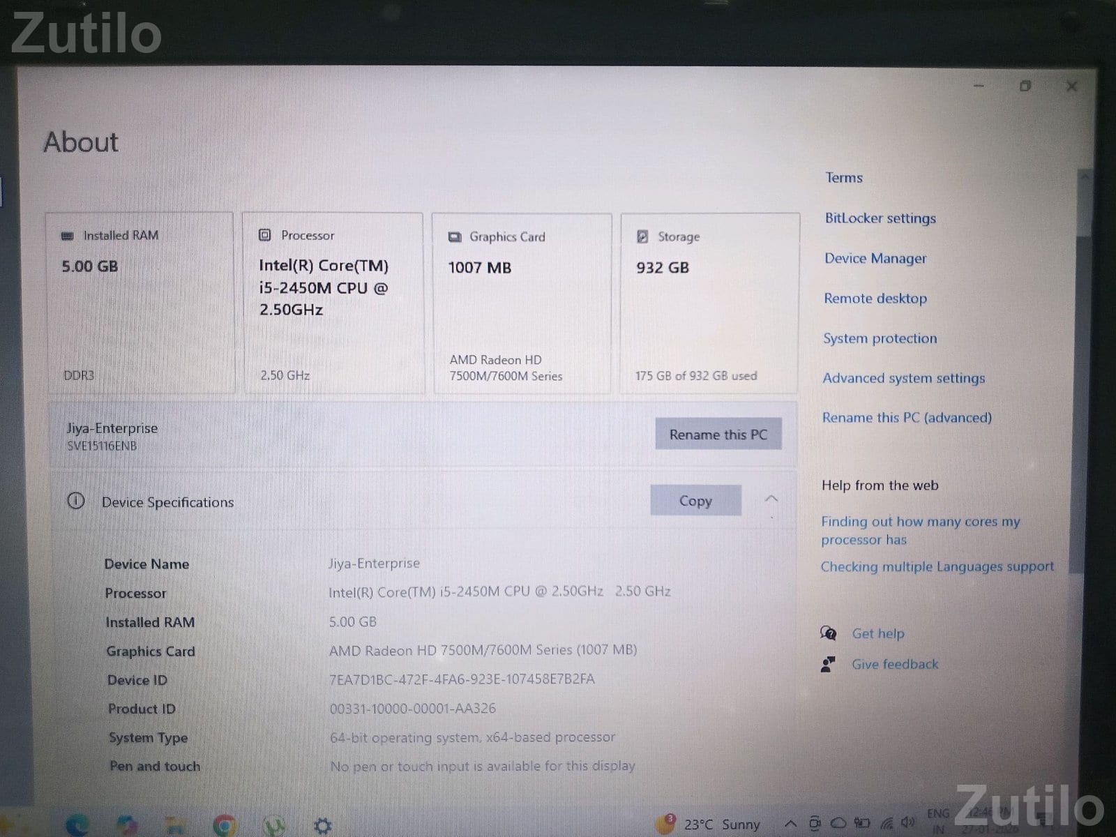 Sony Vaio i5 Laptop 5GB RAM 1TB HDD - Laptops & Computers - Ahmedabad City - Image 5