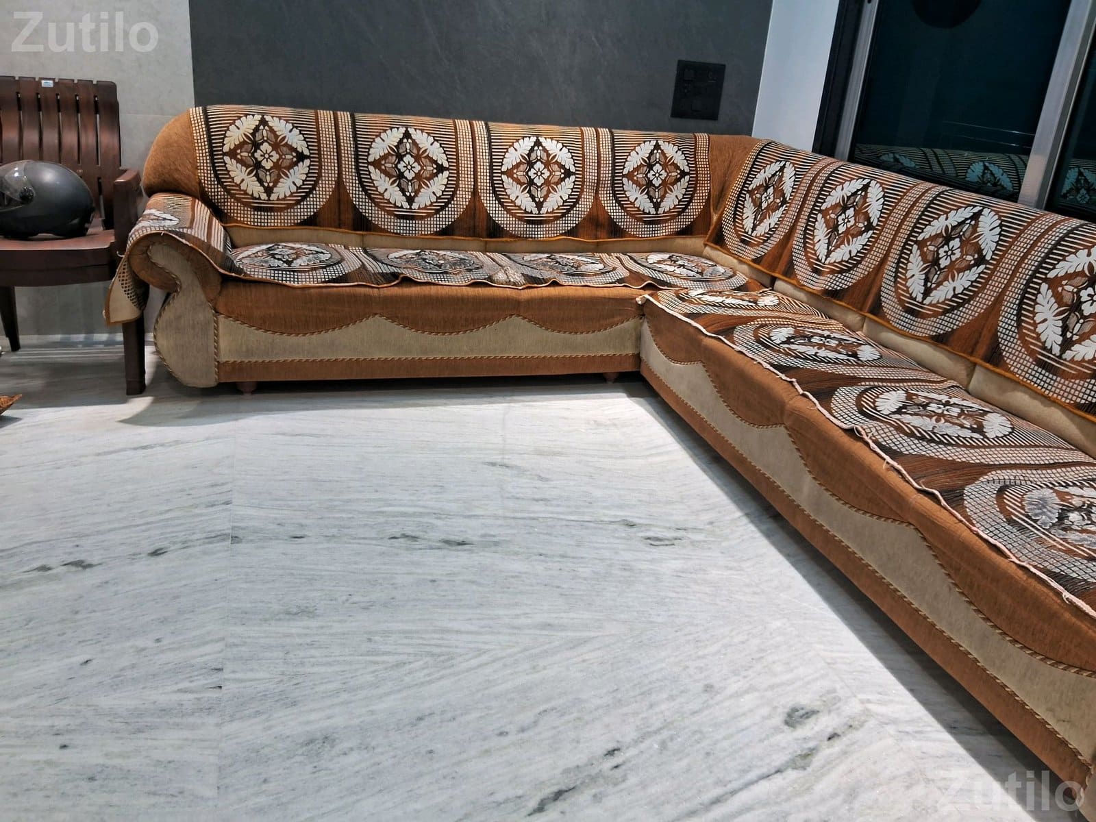 18 Foot L Shape Hall Sofa Set - સોફા સેટ - સુરત શહેર - Image 2