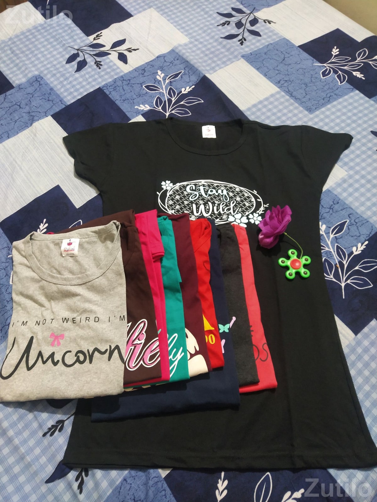 Kids Wear Combo T-Shirts and Night Dress