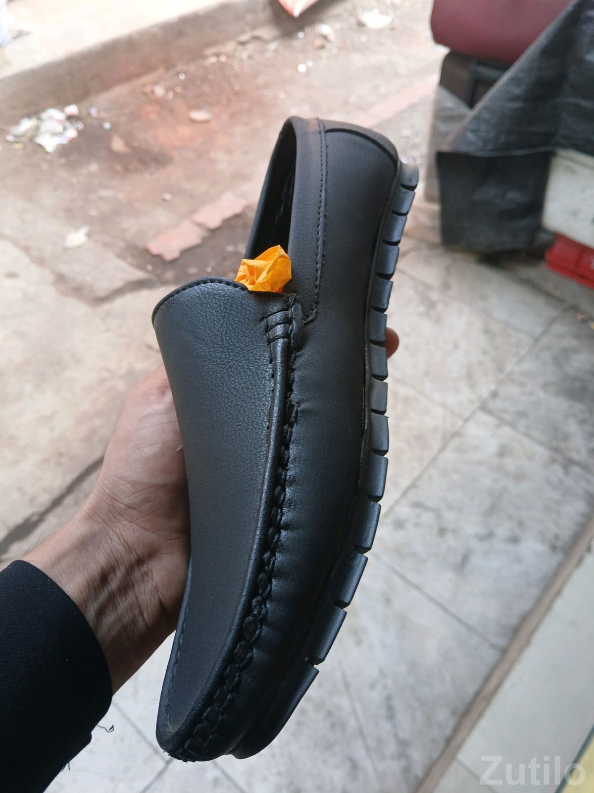 Black Loafer Shoes for Men - ફૂટવેર - સુરત શહેર - Image 2