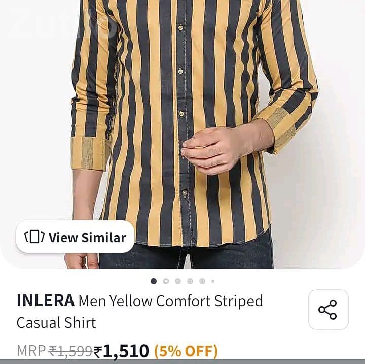 Men's Full Sleeve Striped Cotton Shirt