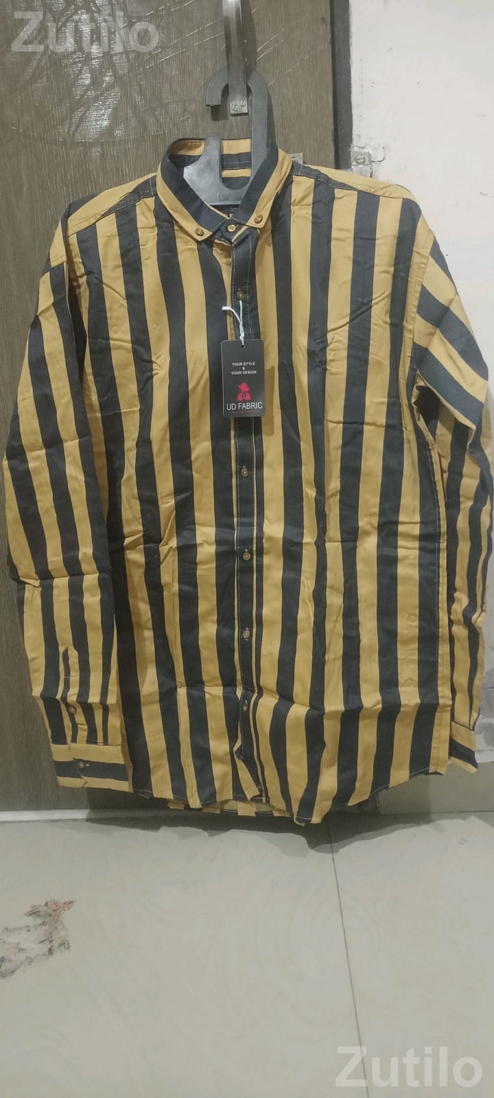Men's Full Sleeve Striped Cotton Shirt - Men's Wear - Surat City - Image 3