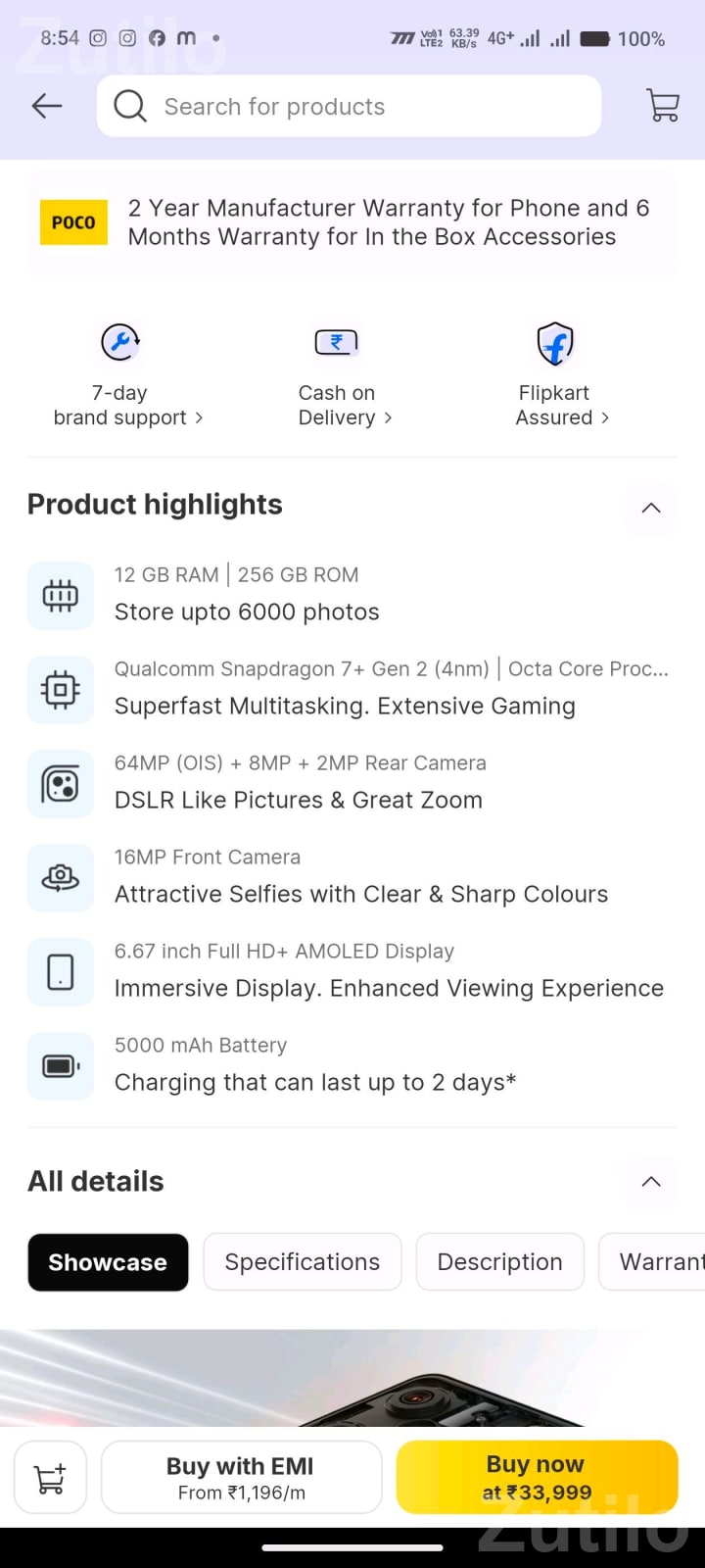 Poco F5 5G 12GB RAM 256GB Carbon Black - Mobile Phones - Sanand - Image 5