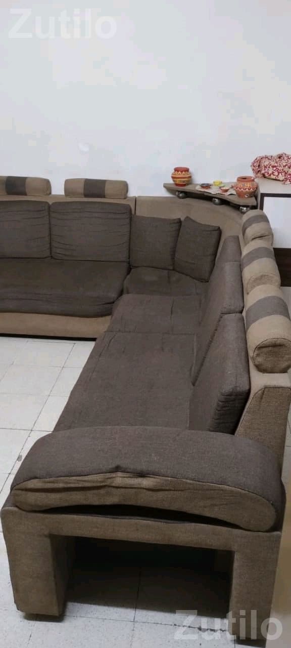 6 Seater Wooden Frame Sofa Set - સોફા સેટ - અમદાવાદ શહેર - Image 2