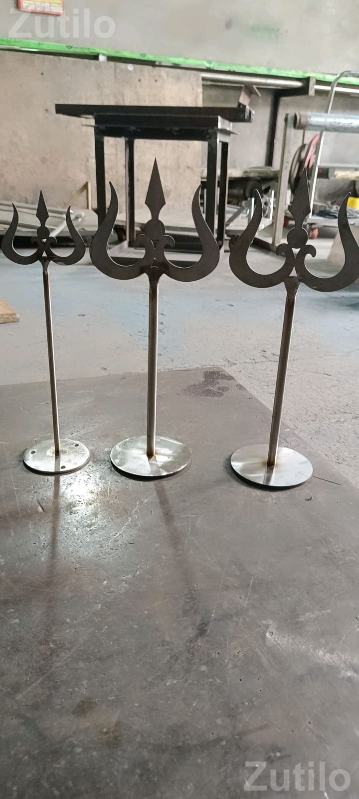 Stainless Steel Trishul Stand for Mandir - પ્રોગ્રામ માટેની વસ્તુઓ - બાવળા - Image 3
