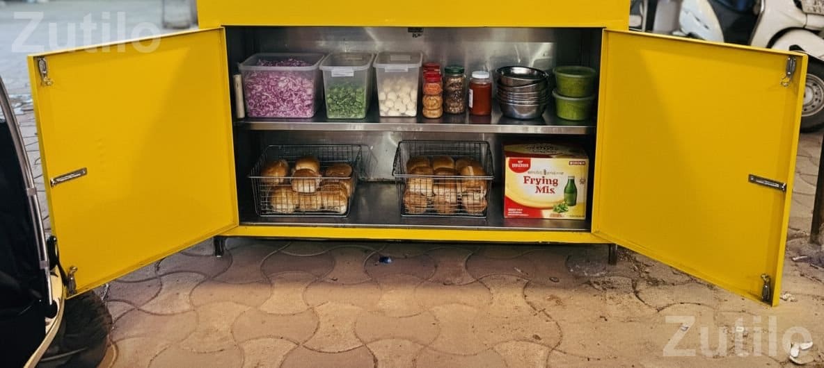 5x3 New Fast Food Cart Cabin with Canopy - ઓફિસ સાધનો અને સપ્લાય - અમદાવાદ શહેર - Image 3