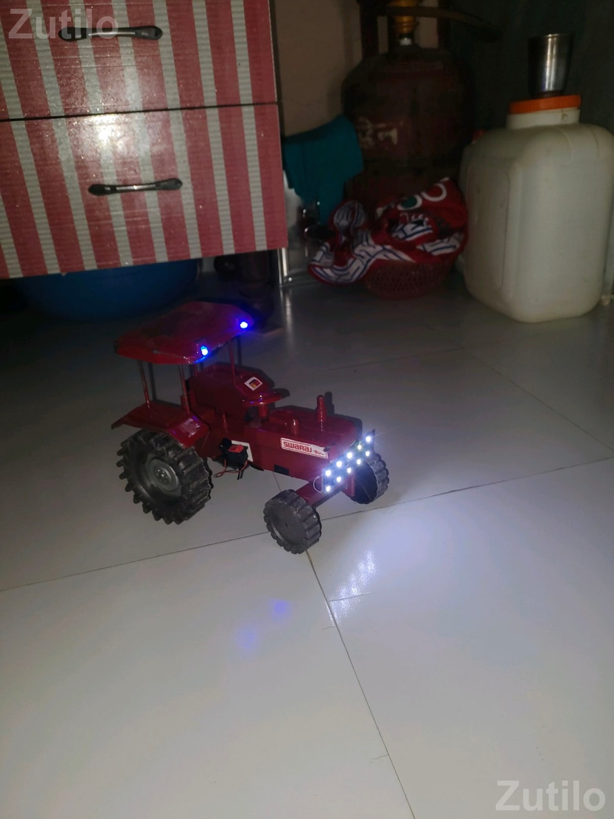 Toy Tractor with LED Lights