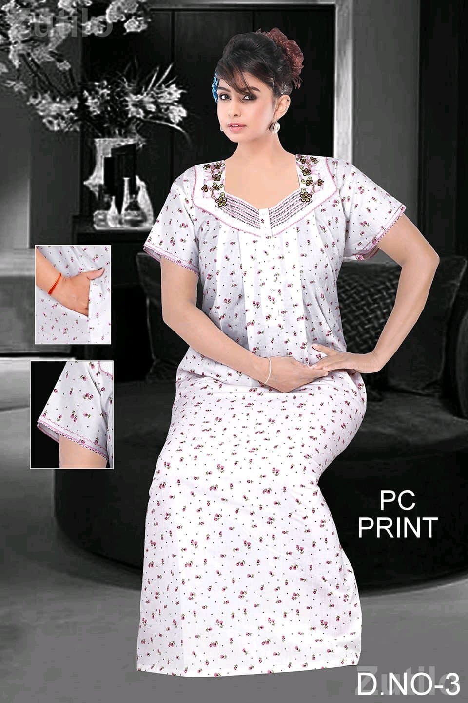Women’s Printed Nighty XXL - મહિલાઓના કપડા - રાણપુર - Image 4