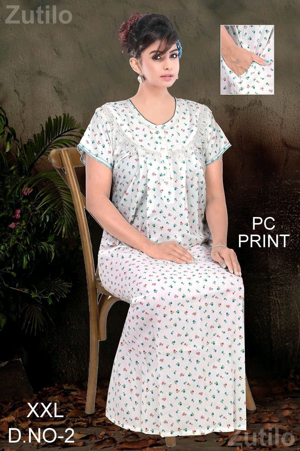Women’s Printed Nighty XXL Women’s Printed Nighty XXL
