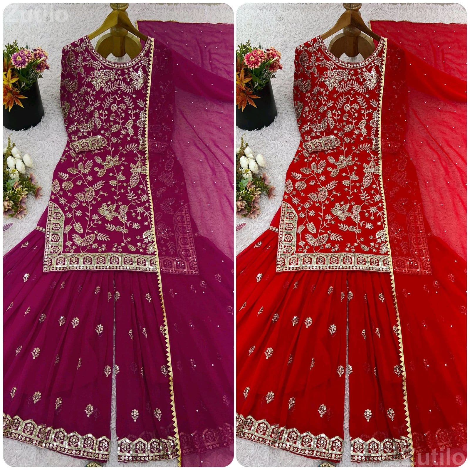 Women’s Chaniya Choli and Sharara Set - પરંપરાગત વસ્ત્રો - અમદાવાદ શહેર - Image 4
