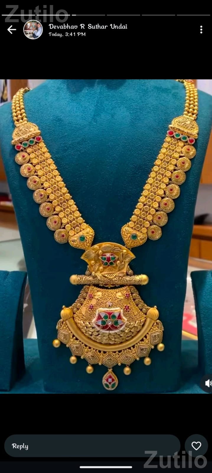 Traditional Necklace Set with Matching Earrings - ફેશન ઍક્સેસરીઝ - સાણંદ - Image 4