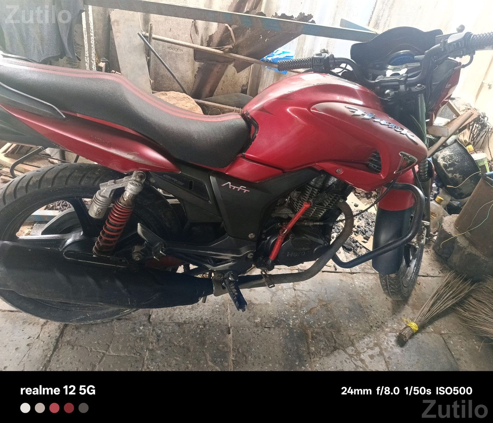 2015 Hero Hunk Bike Red - બાઇક્સ - મહેમદાવાદ - Image 3