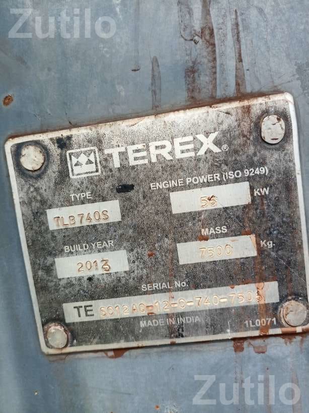 Terex TLB 740S Backhoe Loader 2013