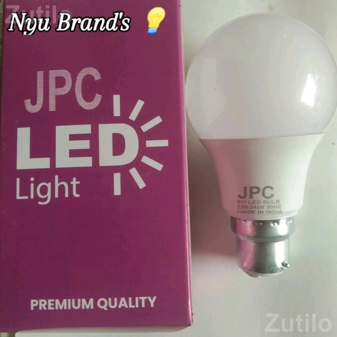 JPC 9W LED Bulb with 1 Year Warranty - ઇલેક્ટ્રોનિક ઍક્સેસરીઝ - સુઇગામ - Image 2